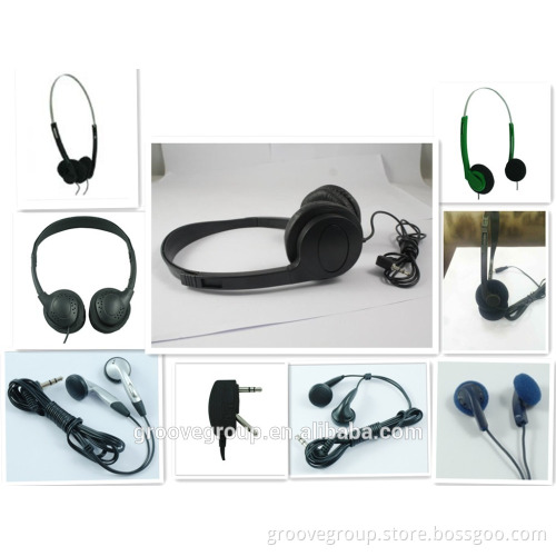straight plug L plug disposable earbud factory disposable earphone earbud